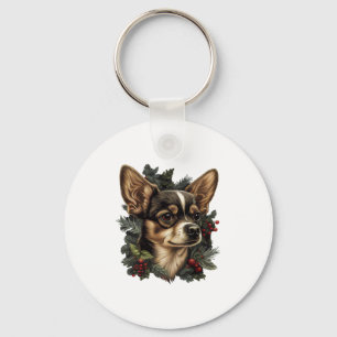Chaveiro Chihuahua Felry Natal Árvore Árvore de Natal Cacho