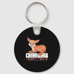 Chaveiro Chihuahua Mãe Shirt Dia de as mães Proprietário de