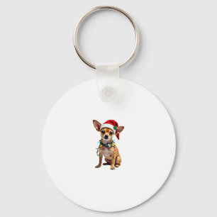 Chaveiro Chihuahua Papais noeis de Natal Feio Cachorro Feio