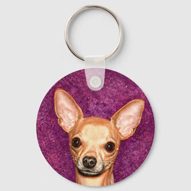 Chaveiro Chihuahua Portrait (Frente)