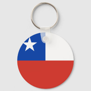 Chaveiro Chile (Chilean) Flag