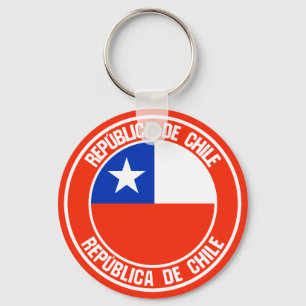 Chaveiro Chile Round Emblem