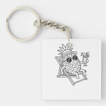 Chill Pineapple Summer Vibes 