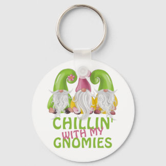Chaveiro Chillin Com Meu Gnomies Gnomo Humor