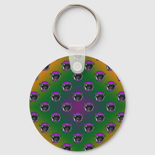 Chaveiro Chimp espacial (Frente)
