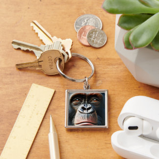 Chaveiro Chimpanzee Cute Monkey Save The Chimps Ape