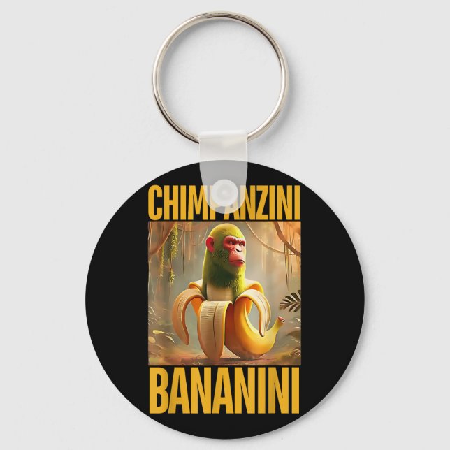 Chaveiro Chimpanzini Bananini Italiano Brainrot Memys Gi (Frente)