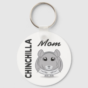 Chaveiro Chinchilla Mom Keychain