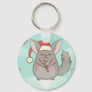 Chaveiro chinchillas de natal