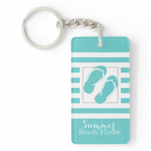 Chinelos Aqua Stripe Beach House