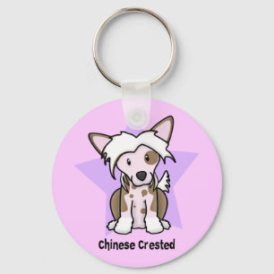 Chaveiro Chinês da estrela de Kawaii Crested