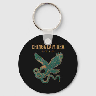 Chaveiro Chinga La Migra Pró Imigração Fascismo Direitos Hu