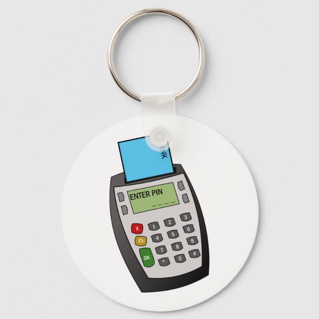 Chaveiro Chip e Pin Machine (Frente)