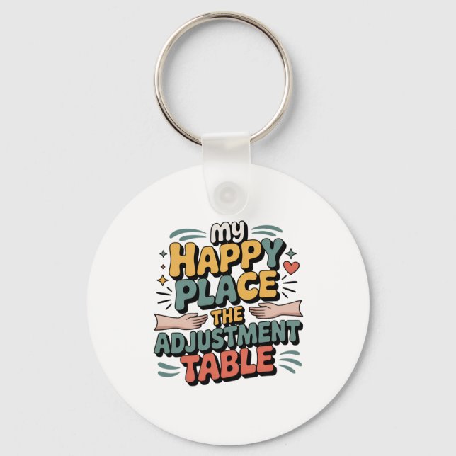 Chaveiro Chiropractic Adjustment Bliss for Back Pain Relief (Frente)