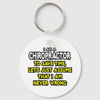 Chaveiro Chiropractor... Presume Que Nunca Estou Errado