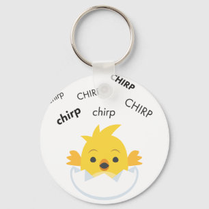 Chaveiro Chirp Hatching Pintinho Cute Emoji