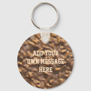 Chaveiro Chocolate Grosso Personalizado com Texto Personali