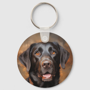 Chaveiro Chocolate Labrador Retriever