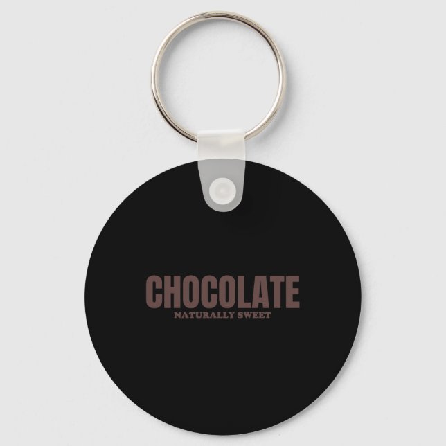 Chaveiro Chocolate Naturalmente Doce Mês da História Negra  (Frente)