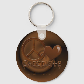 Chaveiro Chocolate Peace Love
