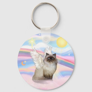 Chaveiro Chocolate Point Himalayan Cat Angel