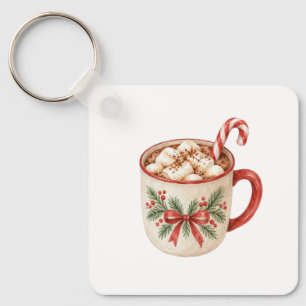 Chaveiro Chocolate Quente e Cana de Açúcar