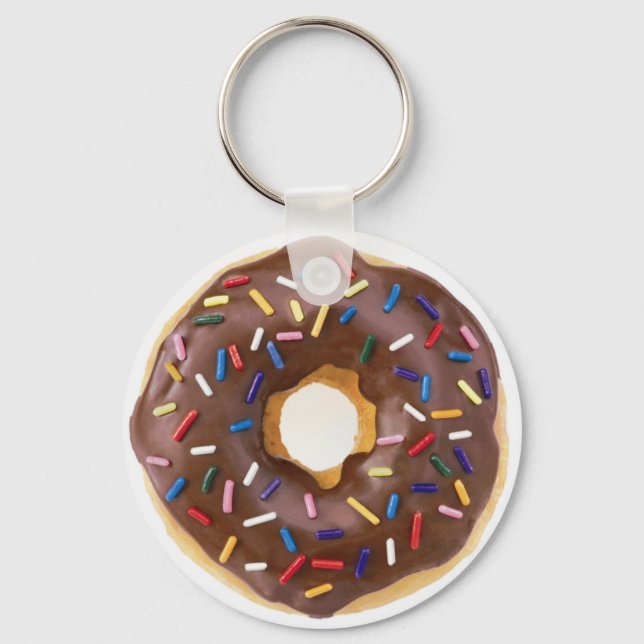 Chaveiro Chocolate Sprinkles Doughnut (Frente)