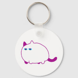 Chaveiro Chonky White Cat Keychain
