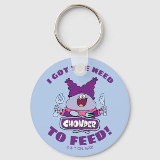 Chaveiro Chowder com garfo e faca
