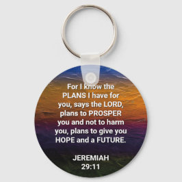 Chaveiro Christian, CONHEÇO OS PLANOS Jeremiah 29:11
