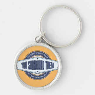 Chaveiro Christian Keychain with Bible Verse Blessing