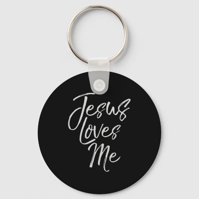 Chaveiro Christian Love Quote Gift For New Believers Jesus  (Frente)