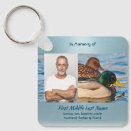 Chaveiro Christian Memorial Keepsake Mallard Ducks Bird