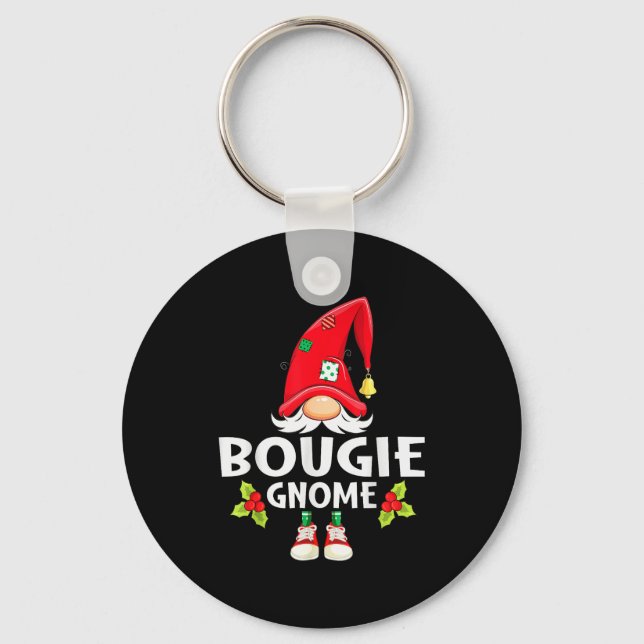 Chaveiro Christmas Bougie Gnome X-mas Family Matching  (Frente)