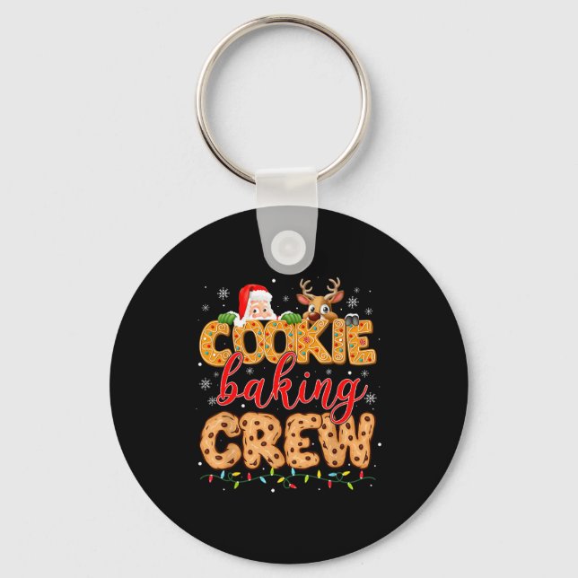 Chaveiro Christmas Cookie Baking Crew Cookie Crew Family Ch (Frente)