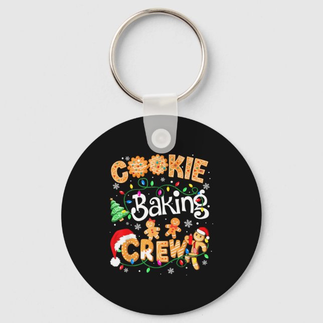 Chaveiro Christmas Cookie Baking Crew Cookie Crew Family Ch (Frente)
