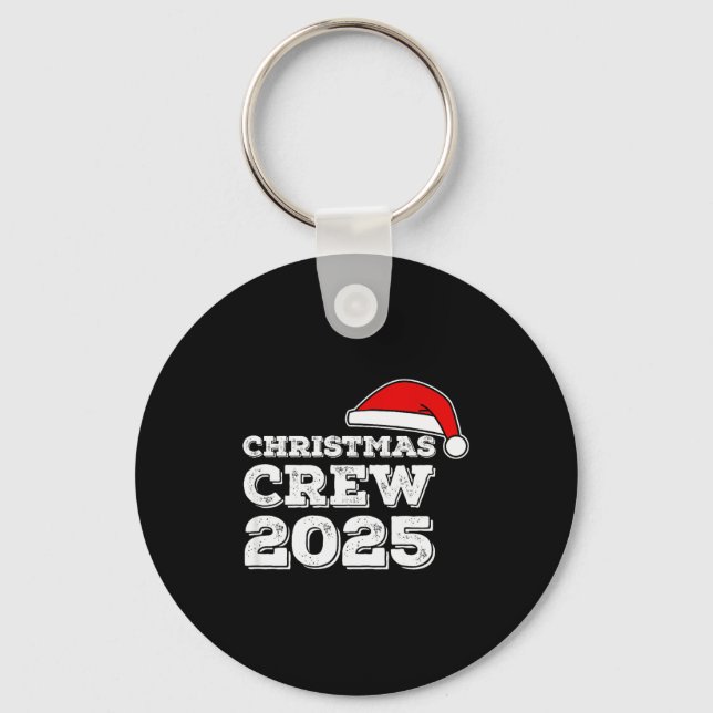 Chaveiro Christmas Crew 2025 Shirt Matching Family Christma (Frente)
