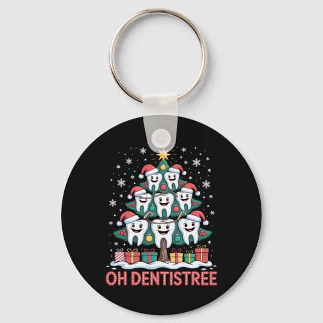 Chaveiro Christmas Dental Squad Oh Dentistree  (Frente)