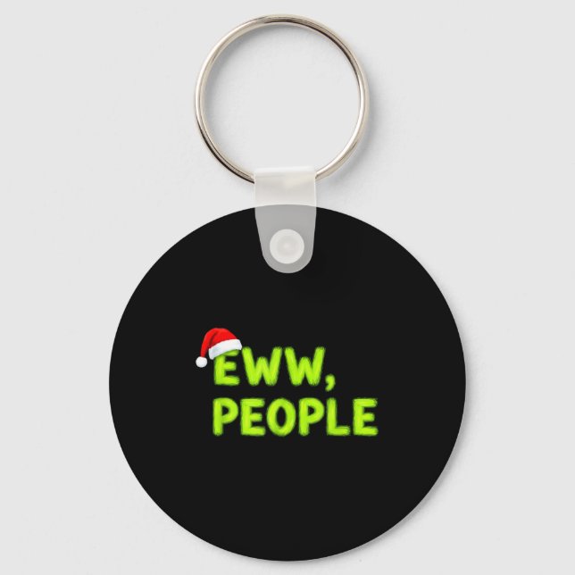 Chaveiro Christmas Eww, People Funny Sarcastic Santa Hat Xm (Frente)