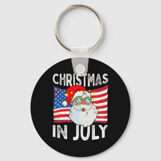 Chaveiro Christmas In July Retro Hipster Funny Santa Men Wo