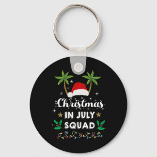 Chaveiro Christmas In July Squad Funny Summer Xmas Santa Ha
