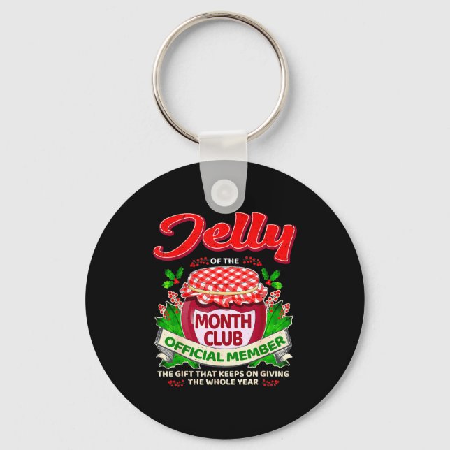 Chaveiro Christmas Jelly Of The Month Club Member Funny Xma (Frente)