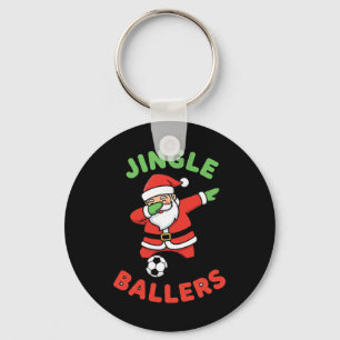 Chaveiro Christmas Jingle Llers Futebol Papai Noel Dab Foot