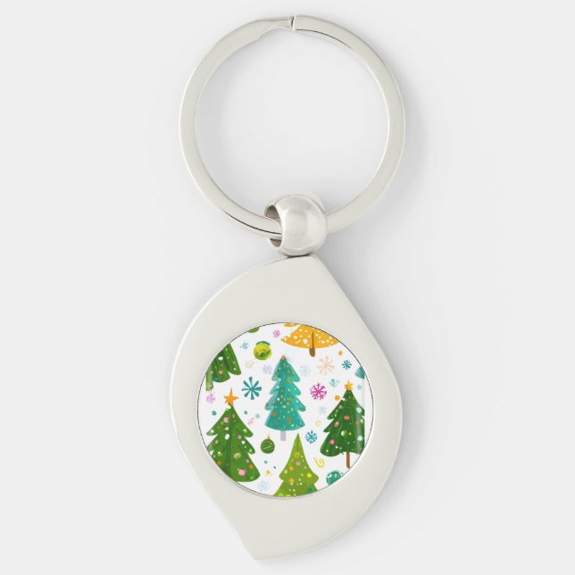 Chaveiro Christmas Keychain – Festive Charm in Your Pocket (Frente)