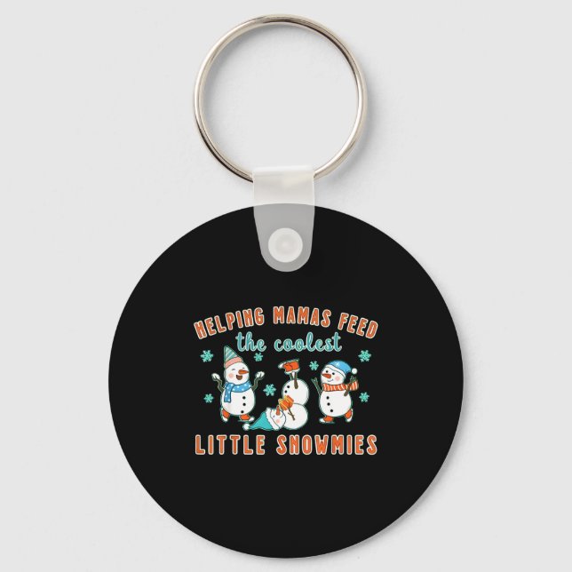 Chaveiro Christmas Lactation Consultant Lactation Nurse Lac (Frente)