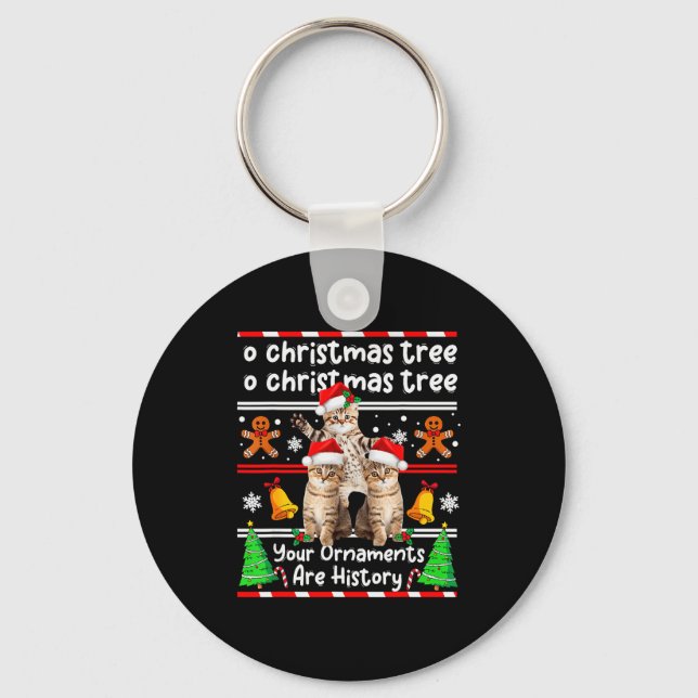 Chaveiro Christmas Oh Christmas Tree Your Ornaments Are His (Frente)
