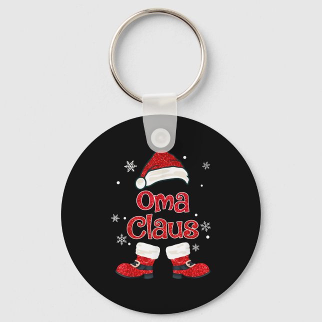 Chaveiro Christmas Oma Claus Grandmother Aunt Mother Daught (Frente)