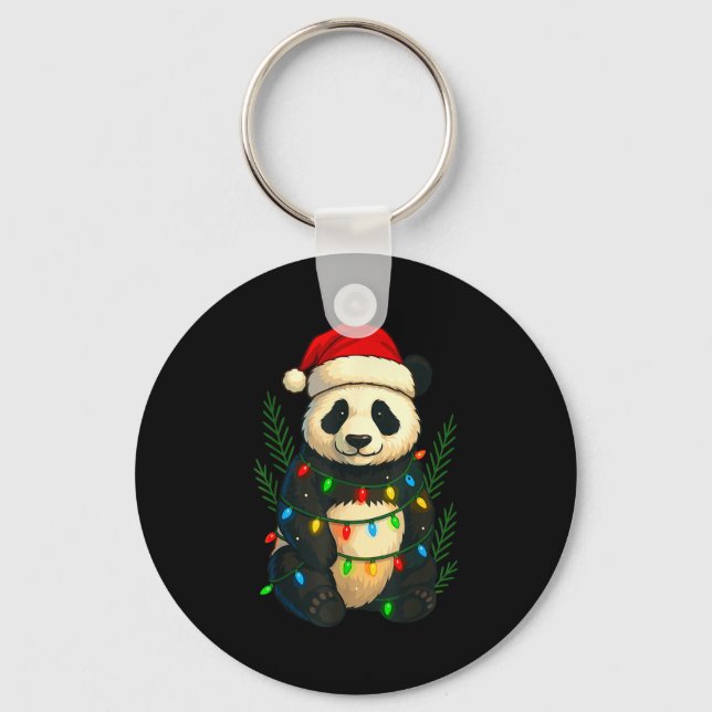Chaveiro Christmas Panda  (Frente)