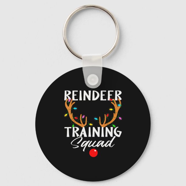 Chaveiro Christmas Running Reindeer Runner Training Squad T (Frente)
