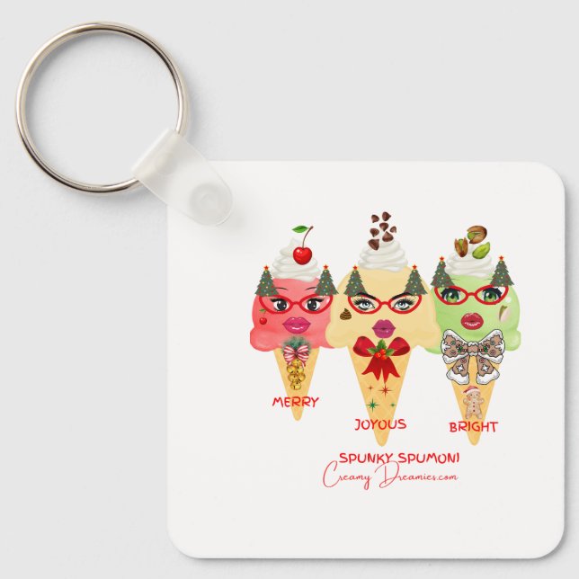 Chaveiro Christmas Tree Key Chain Spunky Spumoni (Frente)